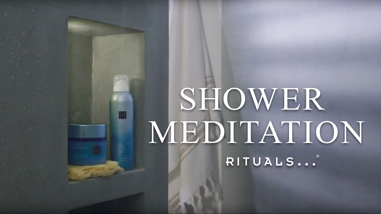 Meditative shower scene?>