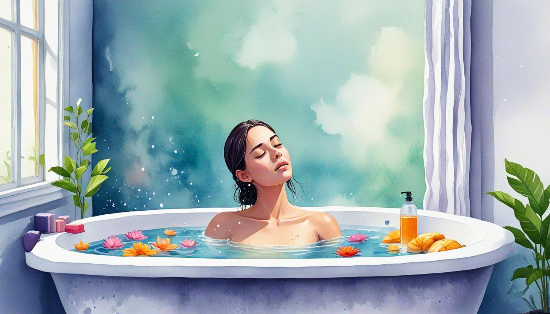 Meditation Techniques in the Bath to Promote Self-Acceptance and Emotional Balance