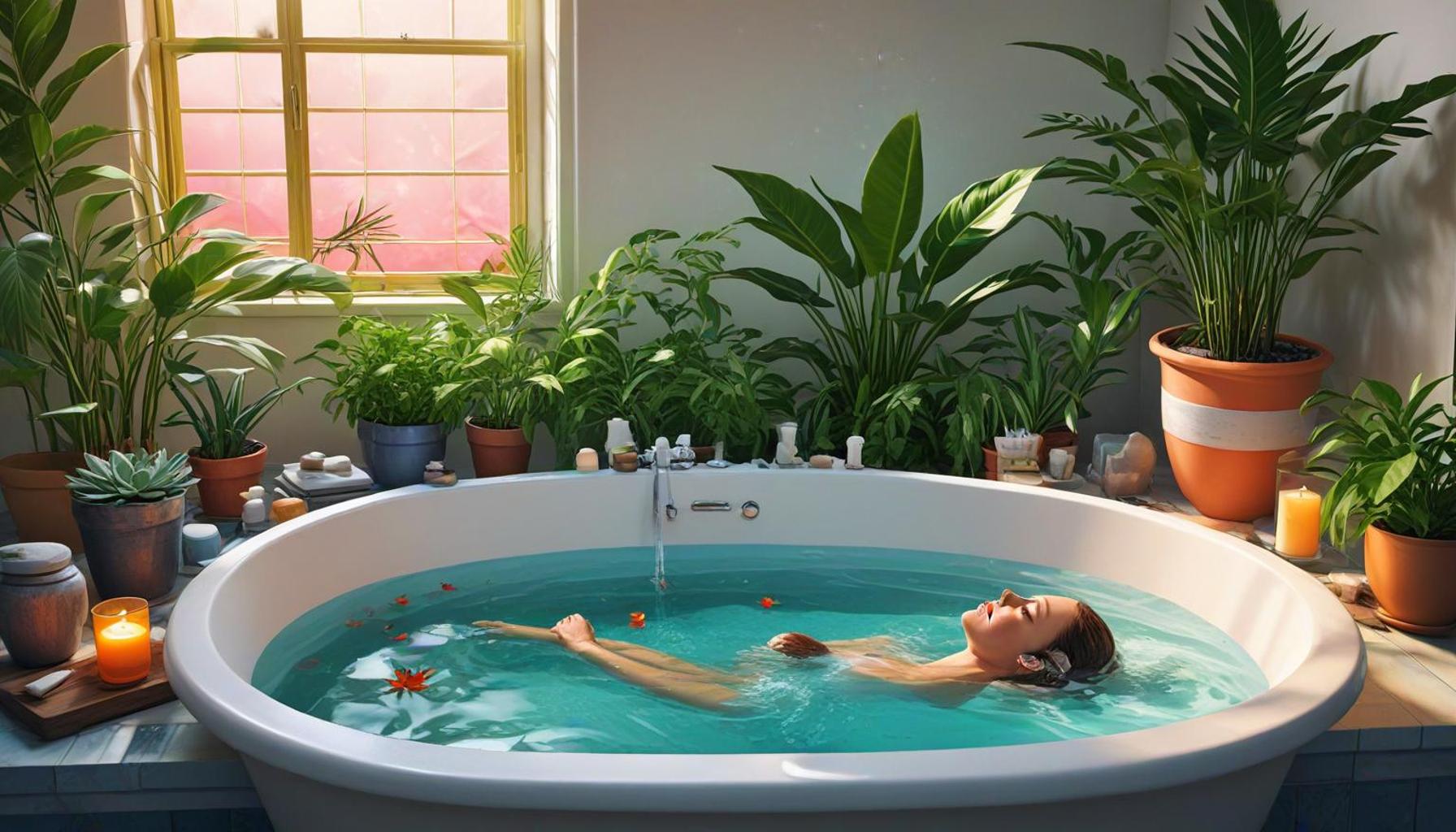 Integrating Natural Elements: How Bathing with Plants Meditation Can Help Emotional Balance