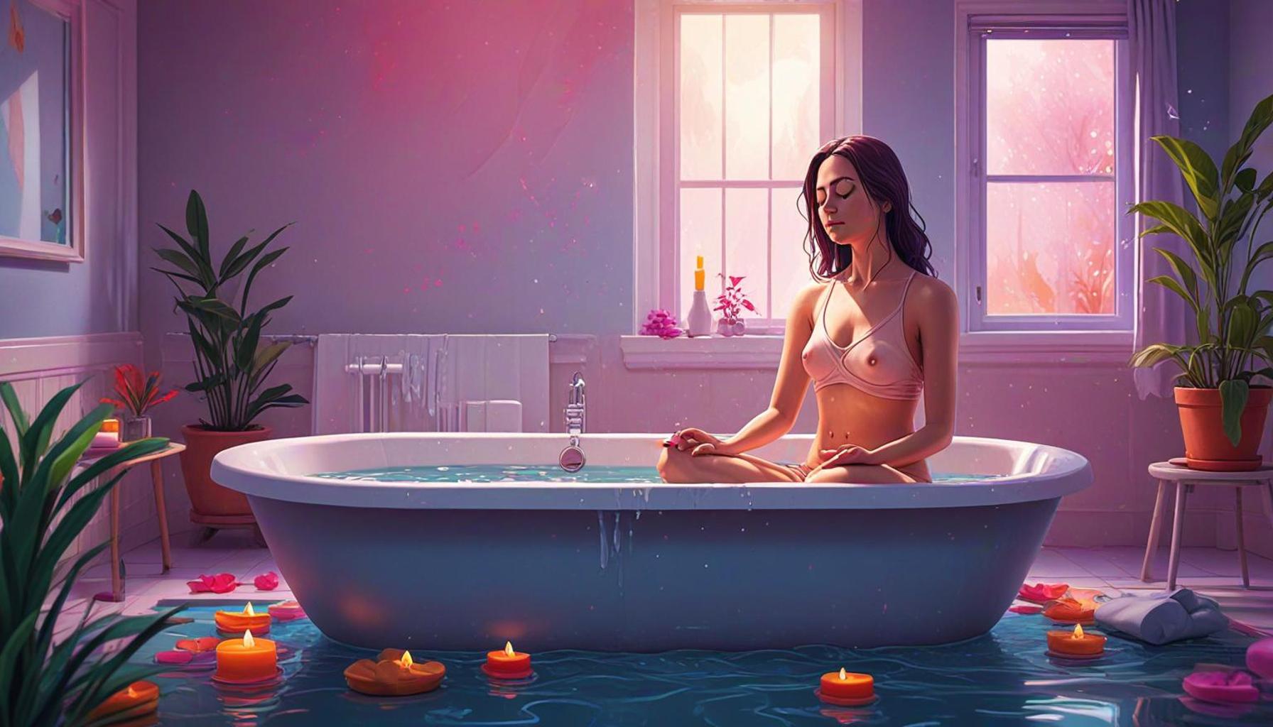 How Bath Meditation Can Help Manage Anxiety and Promote Emotional Stability