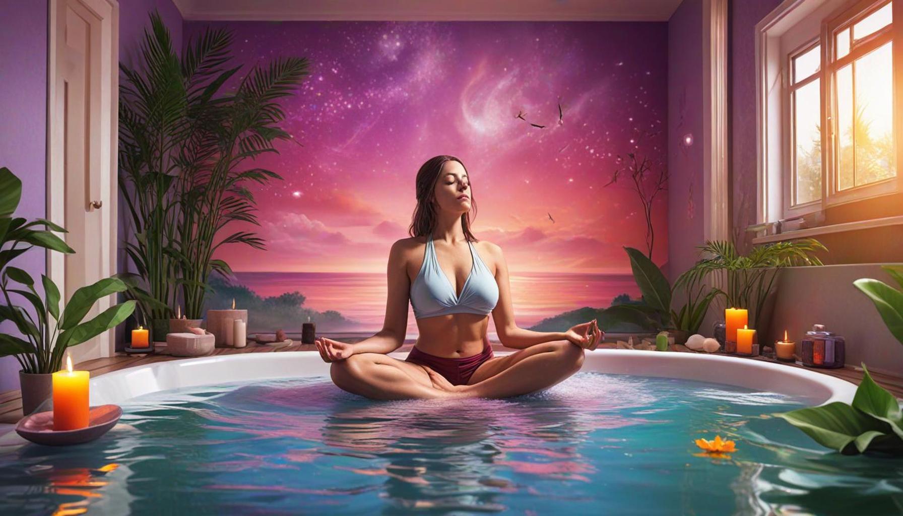 The Synergy Between Bath Meditation and Yoga: Connecting Movement and Relaxation for Mental Health
