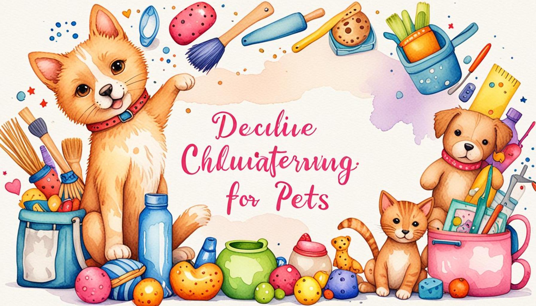 Declutter Your Pets Space Organize Toys Accessories  Food