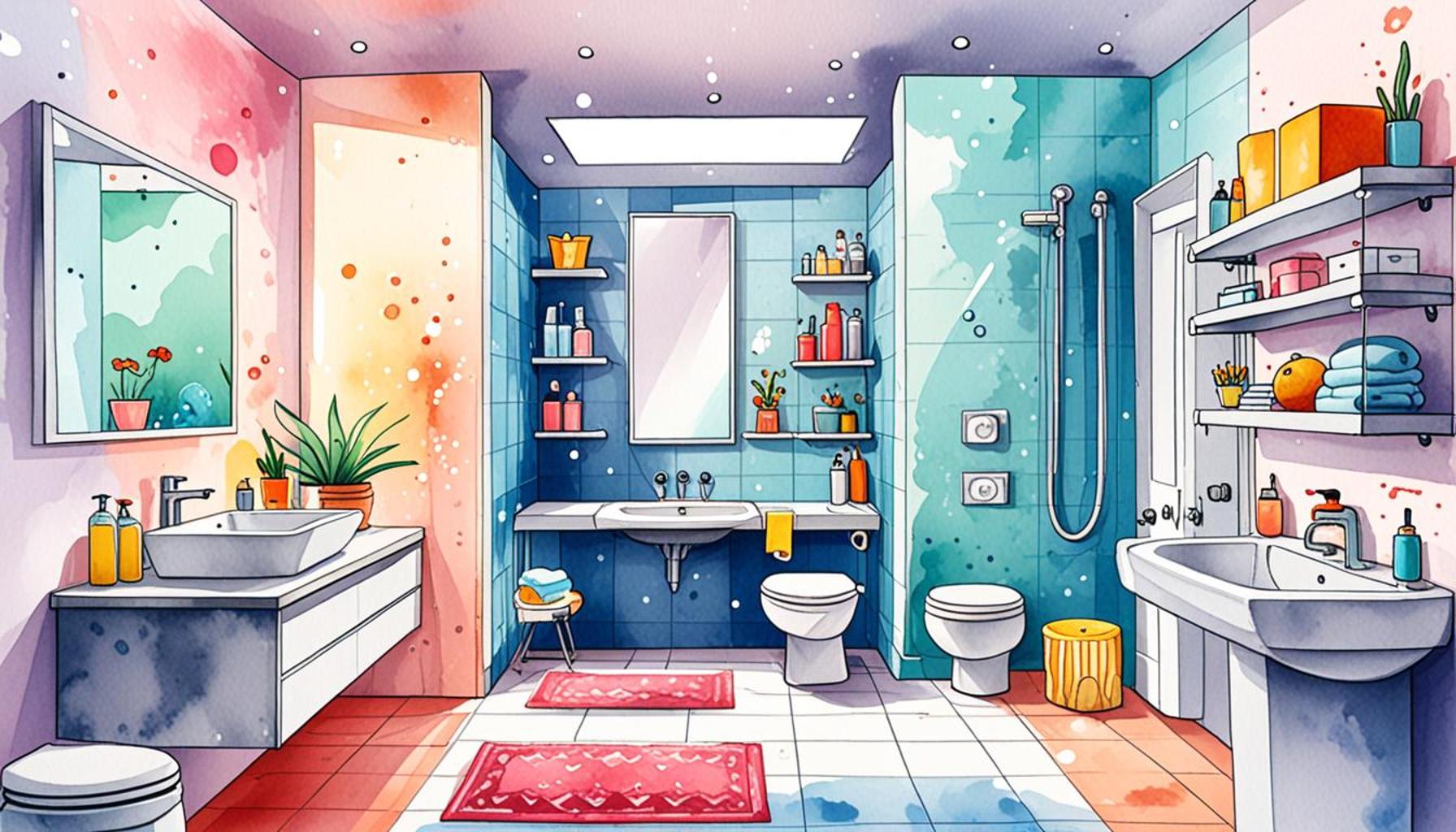 Effective Ways to Maximize Space in Collective Bathrooms