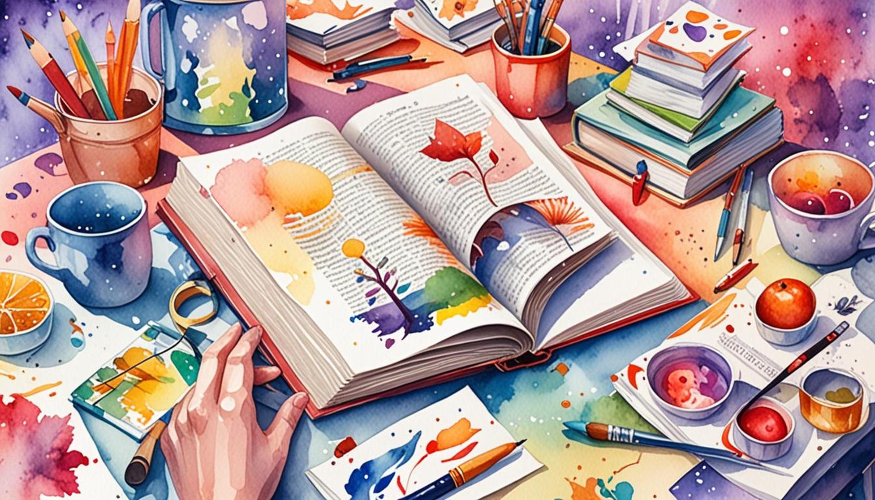 The Intersection of Literature and Visual Arts: Inspiring Creativity Through Illustration