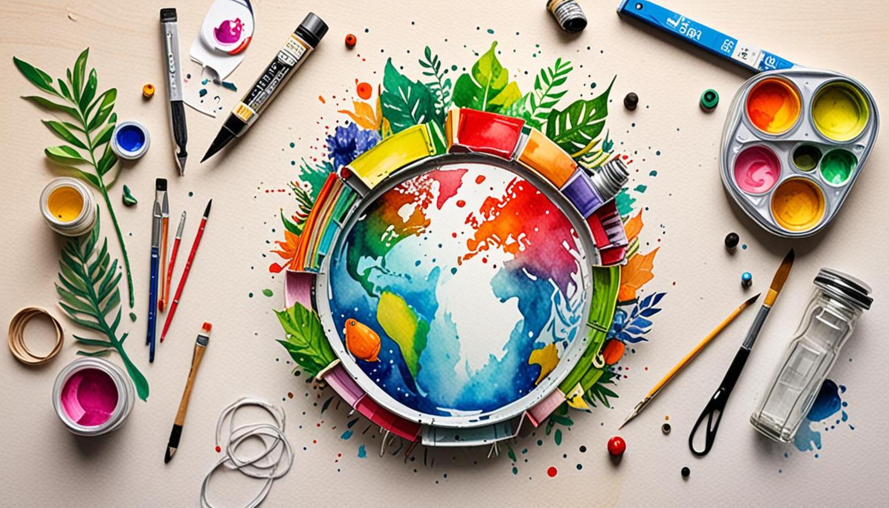 Transforming Recyclable Materials into Art: Sustainable DIY Projects