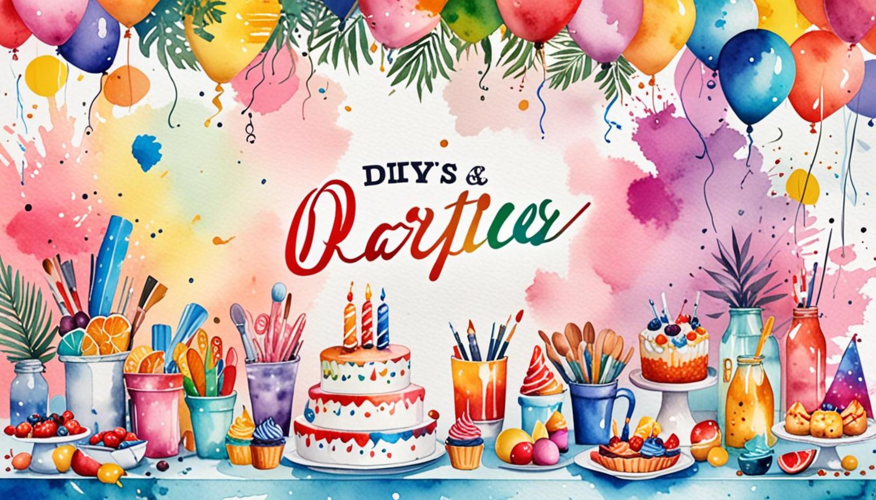 DIY at Parties: Creative Ideas for Decorations and Personalized Favors